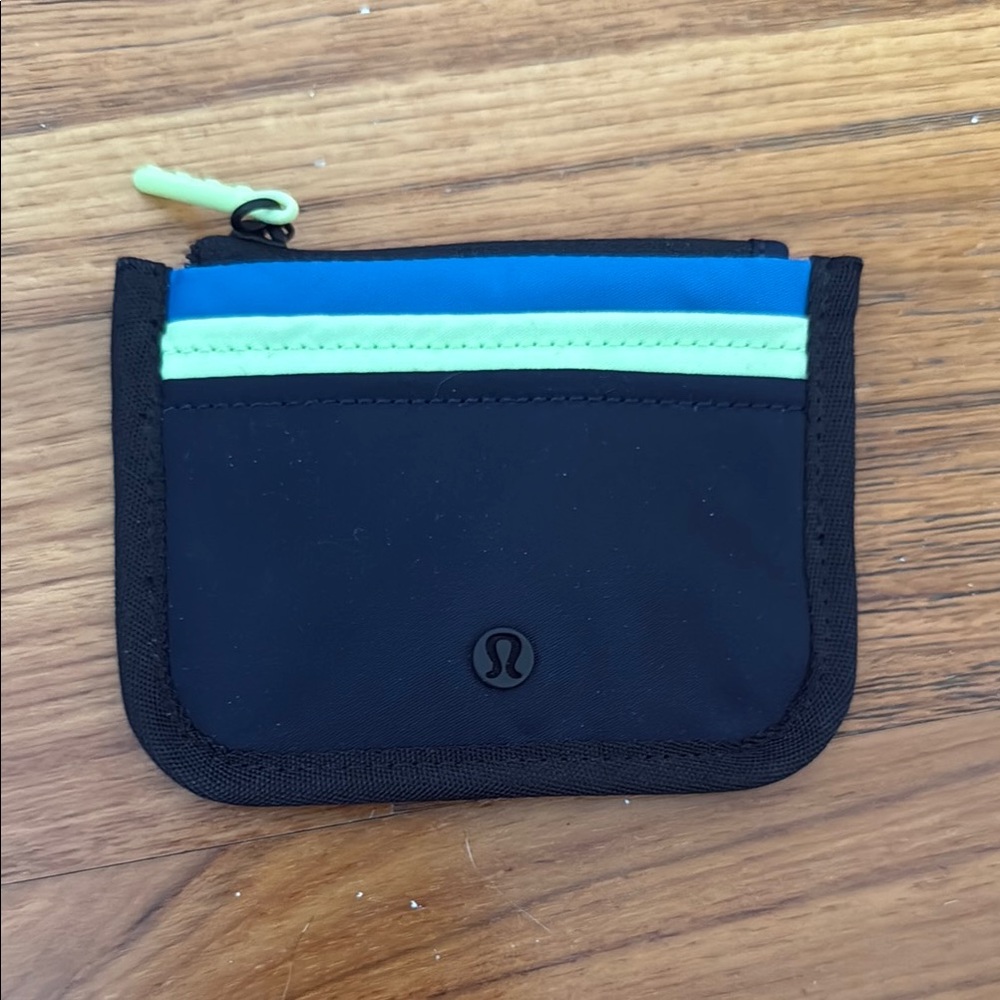 Lululemon Black and Blue Card Holder